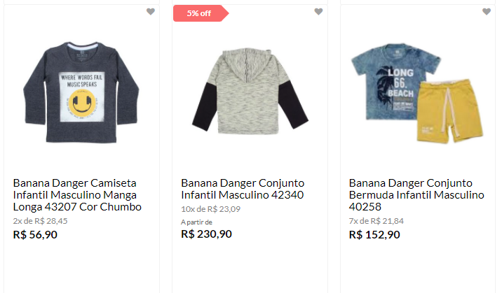 Banana Danger - Moda Sorfwear Infantil Masculina