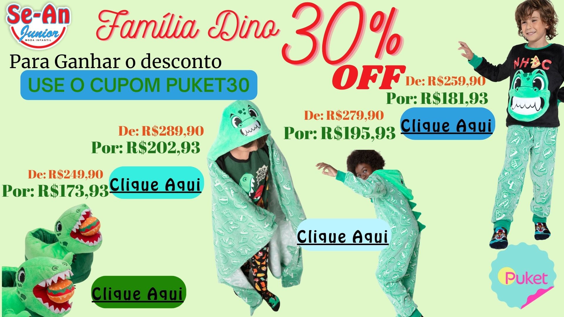 Familia Dino puket soft